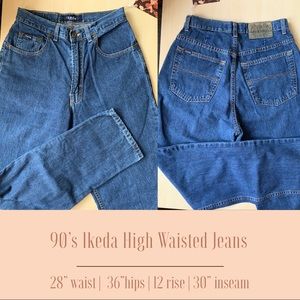 90’s Ikeda High Waisted Jeans